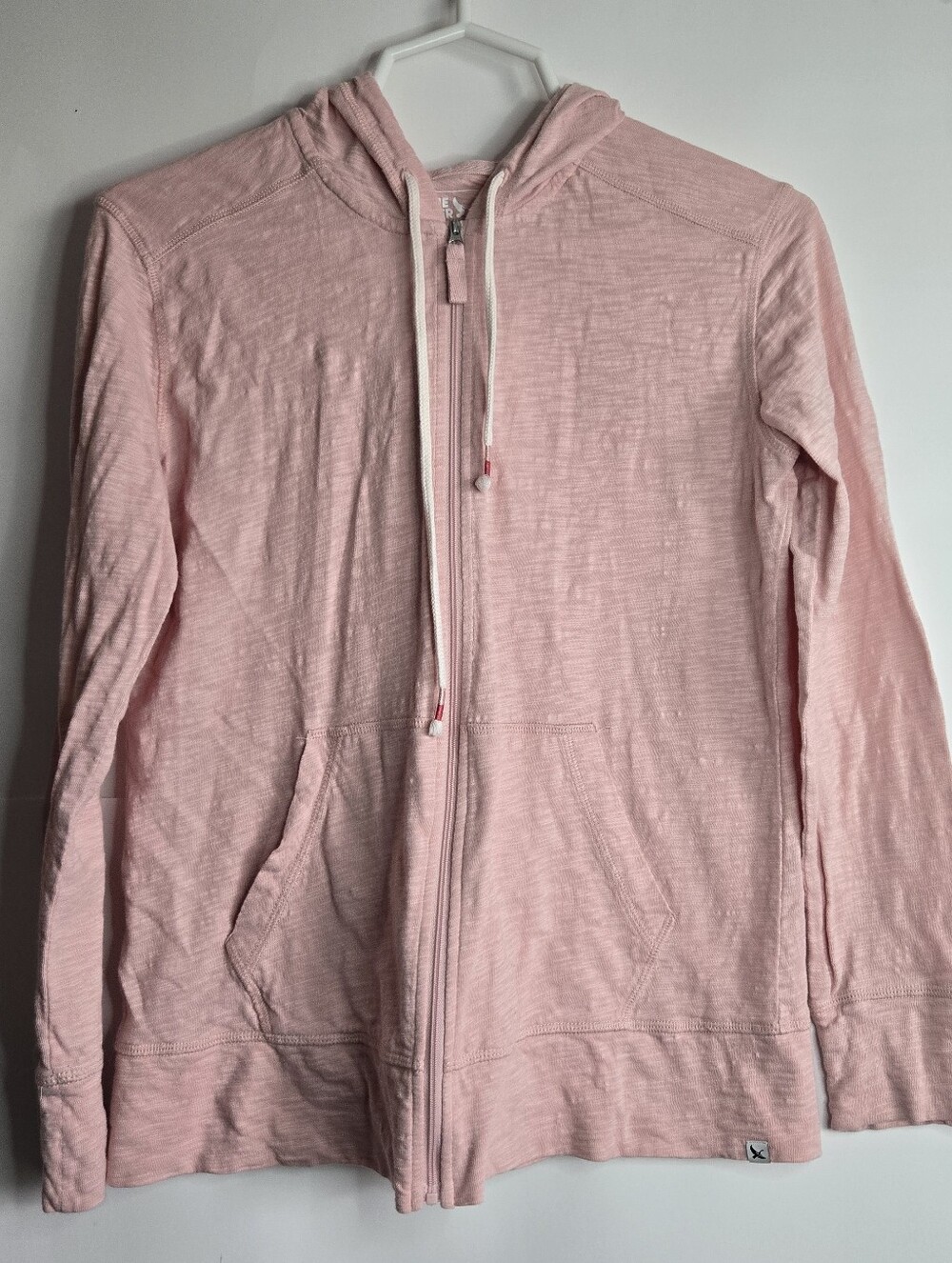 Eddie Bauer Pale Pink Full-Zip Hooded Sweatshirt - Women
